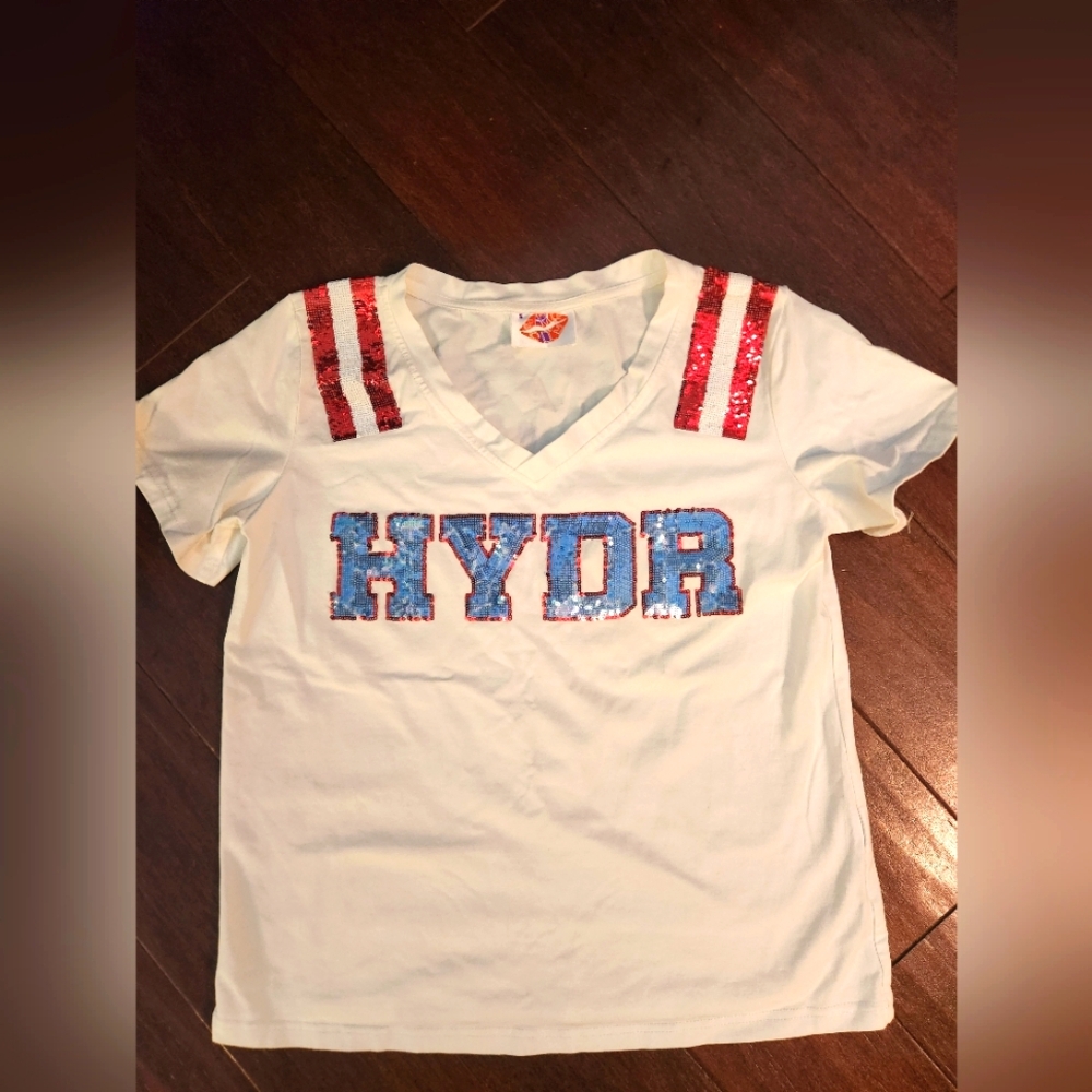 Sparkle City Jersey Tee- HYDR (OLE MISS)